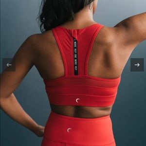 ZYIA Activewear red All Star sports bra
